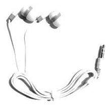 TFD Supplies Wholesale Bulk Earbuds Headphones 200 Pack for iPhone, Android, MP3 Player - White/Gray