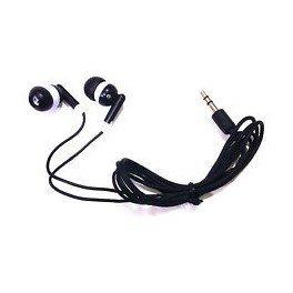 TFD Supplies Wholesale Bulk Earbuds Headphones 200 Pack for iPhone, Android, MP3 Player - Black
