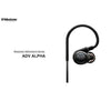 Westone Alpha Adventure 6.5mm Mirco Driver In-Ear Earphones - IPX Weather Resistant with 3 AWACS Reflective Cable and Microphone