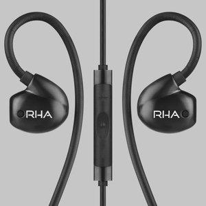 RHA T20i in-Ear Monitors (Gen. 2): HiFi Noise Isolating Stainless Steel in-Ear Headphones with Remote & Mic