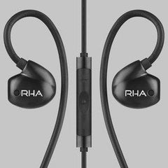 RHA T20i in-Ear Monitors (Gen. 2): HiFi Noise Isolating Stainless Steel in-Ear Headphones with Remote & Mic