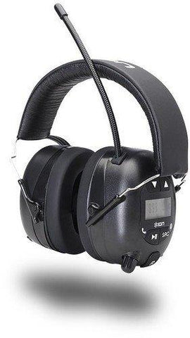 ION Audio Tough Sounds Hearing Protection Headphones with Bluetooth and Radio