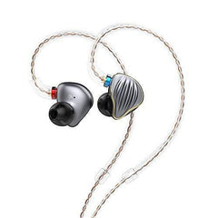 FiiO FH5 Best Over The Ear Headphones/Earphones Detachable Cable Design HiFi Quad Driver Hybrid (1 Dynamic + 3 Knowles BA) in-Ear Monitors for iOS and Android Computer PC Tablet