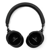 Audio-Technica ATH-SR5BTBK Bluetooth Wireless On-Ear High-Resolution Audio Headphones with Mic & Control, Black