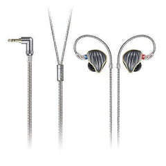 FiiO FH5 Best Over The Ear Headphones/Earphones Detachable Cable Design HiFi Quad Driver Hybrid (1 Dynamic + 3 Knowles BA) in-Ear Monitors for iOS and Android Computer PC Tablet