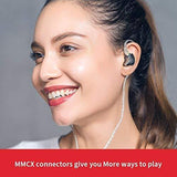 FiiO FH5 Best Over The Ear Headphones/Earphones Detachable Cable Design HiFi Quad Driver Hybrid (1 Dynamic + 3 Knowles BA) in-Ear Monitors for iOS and Android Computer PC Tablet