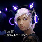 Brookstone Wired Cat Ear Headphones