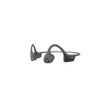 AfterShokz Trekz Air Wireless Bluetooth Headphones Bundle with Dual Port 24W USB Travel Wall Charger - Slate Grey
