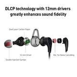 Phiaton BT 120 NC Black Bluetooth Headphones - Neckband Earphones with Wireless Headphone Mic, BT Headphones with Active Noise Cancellation and IPX4 Certified Splash Resistance