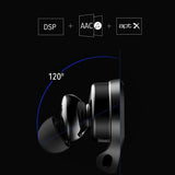 Origem HS-3 Bluetooth Headphones, Wireless Sports Earphones with DSP Audio Algorithm, True Voice Recognition, Rotatable Ear Hook, Graphene Driver and Fast Charging for Workout, Gym, Running