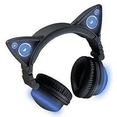 Brookstone Wireless Cat Ear Headphones Bluetooth Headset (Color Changing)
