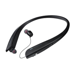 Phiaton BT 150 NC Black Wireless Bluetooth Retractable Headphones - Active Noise Cancelling Bluetooth Headphones with Touch Control Neckband and Wireless Headphone Mic