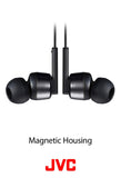 JVC Noise Cancelling Wireless Earbuds, Rain Proof IPX4, Voice Assistant Compatible - HAFX65BNB(Black)