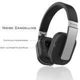 Zoweetek Active Noise Cancelling Apt-X Bluetooth Stereo Over-Ear Headphones, Supporting 3.5mm AUX Wired Audio Input and Volume Control
