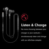 Pioneer Rayz Plus (Graphite) Active Noise Cancelling Wired Earphones with Microphone in ear corded Smart Noise Reduction, Auto-pause, Hands-free, Hey Siri MFI Certified Compatible iPhone, iPad, iPod