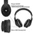 Wireless TV Headphones - Pohopa W239 2.4GHz Over Ear Stereo Headphone for TV Watching with Transmitter(Digital Optical, 3.5mm AUX, RCA), Plug & Play, No Delay, 100ft Long Range, Black