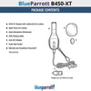 VXi BlueParrott B450-XT (204010) Noise Cancelling Bluetooth Headset (B450-XT (with Free Wired Ear Buds))