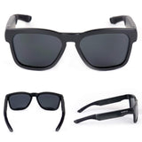 Inventiv Wireless Bluetooth Sunglasses, Open Ear Music & Hands-Free Calling, for Men & Women, Polarized Lenses, Compatible with iPhone/Android (Black/Grey Tint)