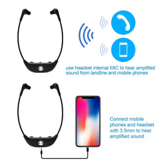 Earpanda Dual TV Headphones Wireless TV Hearing Headphones TV Amplifier for Hearing Impaired TV Earphones,Connects with Digital Optical&Analog TVs, Wireless Headphones for Hearing Loss