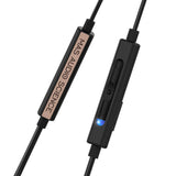 MAS XX Bluetooth Headphone Communication Cable with MMCX Connectors, 12 Hours of Battery Life, Remote Controller with Microphone