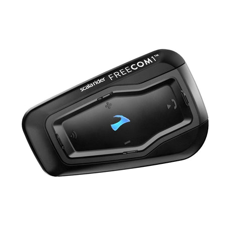 Cardo scala rider FREECOM 1 - Bluetooth 4.1 Motorcycle Communication System with HD Audio for Solo Riders