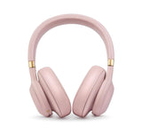 JBL E55BT Quincy Edition Wireless Over-Ear Headphones with One-Button Remote and Mic (Rose Gold)