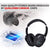 TV Headphones, BKM100 Wireless Headphones for TV with Bluetooth Transmitter & Receiver Set (CSR BC8670) with Optical, Plug & Play, Foldable, No Delay, Hi-Fi Stereo Digital Headset for TV/Phones/PC