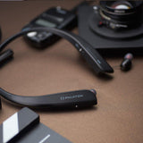 Phiaton BT 150 NC Black Wireless Bluetooth Retractable Headphones - Active Noise Cancelling Bluetooth Headphones with Touch Control Neckband and Wireless Headphone Mic