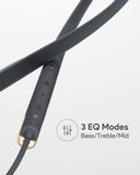 AUKEY Bluetooth 5 Headphones with Magnetic Play/Pause, 3 EQ Modes, aptX Low Latency, USB-C Fast Charge, Key Series B33 Flexible Wireless Neckband Headset with 8h Playtime and IPX6 Sweatproof for Gym