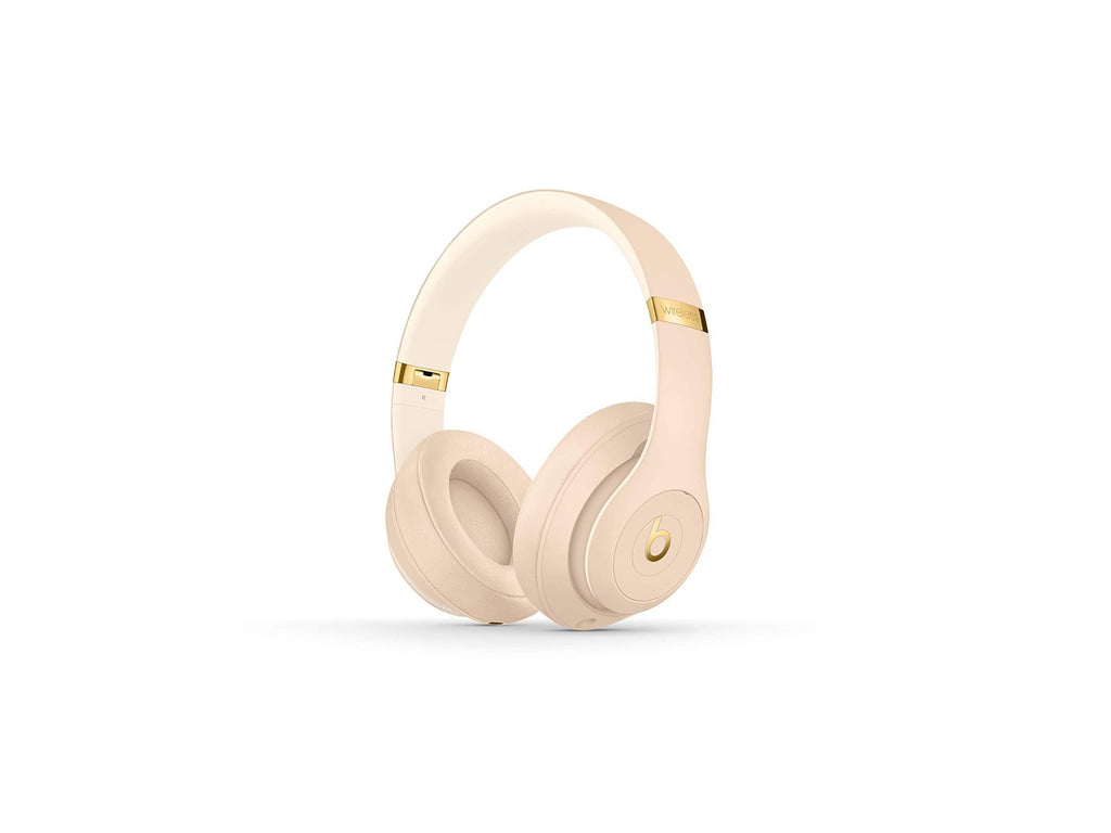 Beats Studio3 Wireless Headphones - The Beats Skyline Collection - Desert Sand (Renewed)