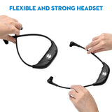 Earpanda Dual TV Headphones Wireless TV Hearing Headphones TV Amplifier for Hearing Impaired TV Earphones,Connects with Digital Optical&Analog TVs, Wireless Headphones for Hearing Loss