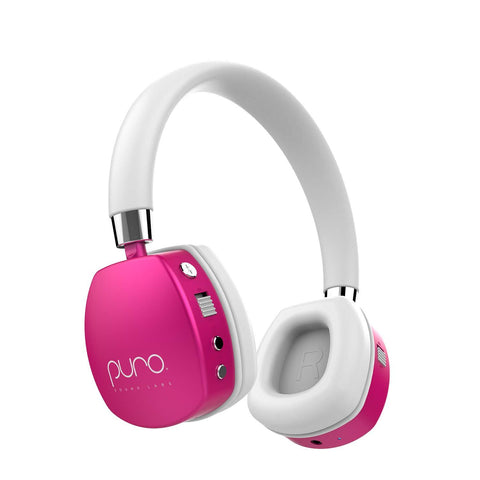 Puro Sound Labs PuroQuiet Kids Volume-Limiting Noise-Cancelling On-Ear Wireless Headphones (Pink)