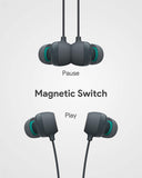 AUKEY Bluetooth 5 Headphones with Magnetic Play/Pause, 3 EQ Modes, aptX Low Latency, USB-C Fast Charge, Key Series B33 Flexible Wireless Neckband Headset with 8h Playtime and IPX6 Sweatproof for Gym