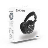 Koss BT540i Full Size Bluetooth Headphones, Black with Silver Trim