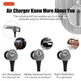 OVC in-Ear Earbuds Earphones Wired Headphones with Microphone - 3 Adjustable Heavy Bass Dynamic Driver, for iPhone Android Samsung