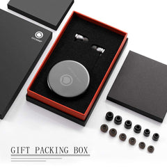 Triple Driver in-Ear Earphones, Prymax Earbuds with Microphone Noise Cancelling Earbuds with High Fidelity, Bass Sound, in-line Remote, Compatible with PC, Tablet, iPhone,Samsung, Smartphones