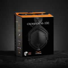 V-MODA Crossfade M-100 Over-Ear Noise-Isolating Metal Headphone (Matte Black Metal)