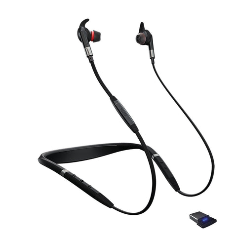 Jabra Evolve 75e UC Bluetooth Wireless in-Ear Earphones with Mic - Noise-Canceling