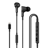 Pioneer Rayz Pro Active Noise Cancelling Earphones, Working, Traveling, Gaming. MFI Lightning USB, Auto-Pause Hands-Free Hey Siri Feature,Compatible with iPhone, iPad, Nintendo Switch (Onyx Black)
