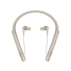 Sony Premium Noise Cancelling Wireless Behind-Neck in Ear Headphones - Gold (WI1000X/N) (Renewed)
