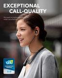 Bluetooth Neckband Headphones, Soundcore Life NC, Active Noise Cancelling Bluetooth Headset with Hi-Res Audio, Clear Calls, Transparency Mode, Multi-Device Connection, Flight Mode for Travel, Business