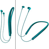 HeroFiber Wireless Bluetooth in-Ear Headphones,Blue (MDREX750BT/L) + Headphone Cable, USB Cable w/Charger Wall Adapter + 4 Sizes Earbuds Compatible with Sony