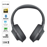 Sony WH-H900N h.Ear on 2 Wireless Over-Ear Noise Cancelling High Resolution Headphones (Black/Grey) (Renewed)