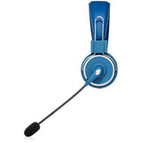 Blue Tiger Elite Premium Wireless Bluetooth Headset - Professional Truckers' Noise Cancellation Head Set with Microphone - Clear Sound, Long Battery Life, No Wires - 34 Hour Talk Time - Blue