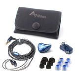 in-ear monitor earphones, ikko oh1 crystal sound quality singer earbuds rich bass IEMs With 2 -pin interchangeable wired lightweight instrument separation fidelity headphones