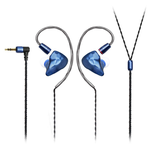 in-ear monitor earphones, ikko oh1 crystal sound quality singer earbuds rich bass IEMs With 2 -pin interchangeable wired lightweight instrument separation fidelity headphones