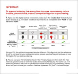 Wireless Stereo TV Headphones, Artiste D1 2.4GHz Optical Fiber TV Headset for TV Listening W/Digital Output,20 Hour Battery and Headphones Charging Dock,Support Samsung Smart SUHD -Black