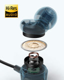 Bluetooth Neckband Headphones, Soundcore Life NC, Active Noise Cancelling Bluetooth Headset with Hi-Res Audio, Clear Calls, Transparency Mode, Multi-Device Connection, Flight Mode for Travel, Business