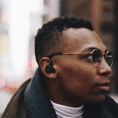 EOZ Air TWS True Wireless Bluetooth 5.0 Earbuds with mic and Charging Case - Incredible Sound & 90 Hours of Playtime (All Black)