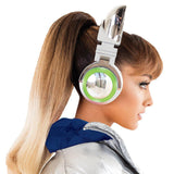Brookstone Limited Edition Ariana Grande Wireless Cat Ear Headphones with External Speaker, Bluetooth Microphone, and Color Changing Accents